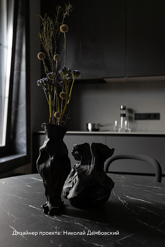 Ваза Katya Berlin BlackClay 02 Black Clay BERLIN02