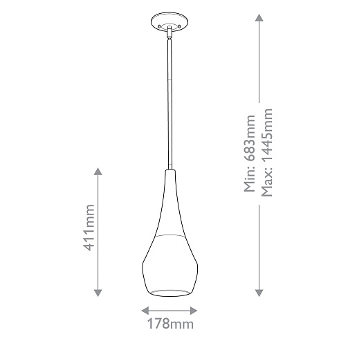 Подвесные светильники Kichler KL-DEELA-P-BK 