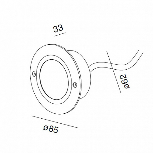 Встраиваемый светильник Wever & Ducre 10832 LED'S WALK WHITE LED'S WALK