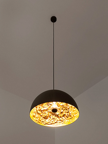 Подвесной светильник Catellani & Smith Stchu-Moon 02 d.60 black/gold STCHU-MOON SM26230LG