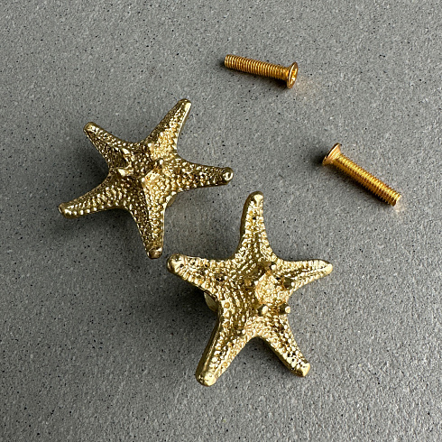 Ручка-кнопка Delight Collection MOS006 brass MOS001