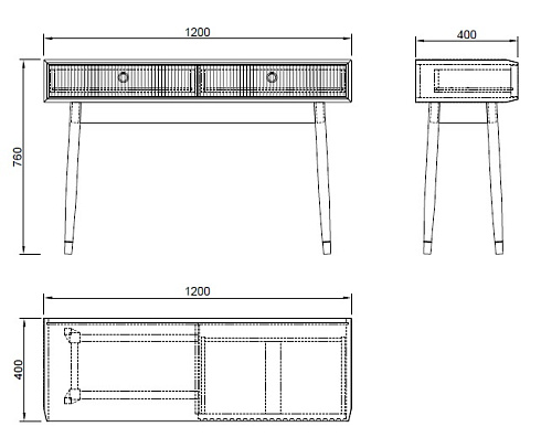 Консоль  см Garda Decor 77IP-CST008 