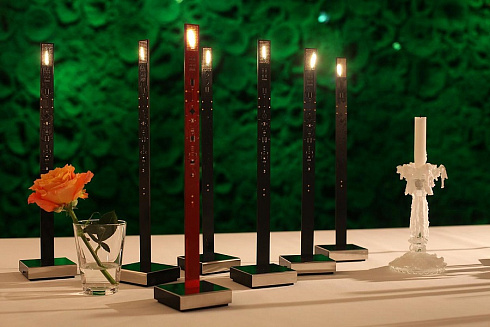 Настольная лампа Ingo Maurer My New Flame Black Flames 3331300