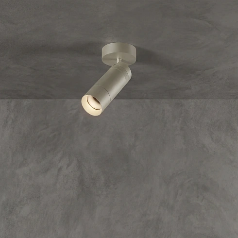 Потолочный светильник Viabizzuno n35 orientabile 2700К argento hacca  n35 Vb3.672.123