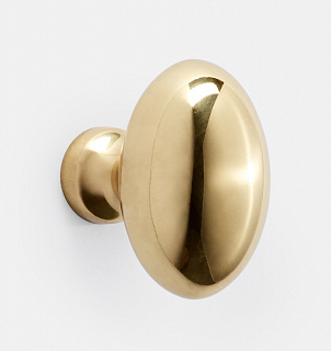 Medium Oval d.3.2 Unlacquered Brass