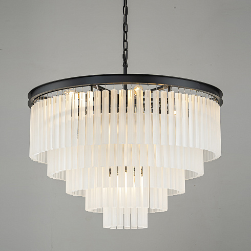 Люстра Delight Collection Odeon 10A black/frost 1920s Odeon KR0387P-10A black/frost