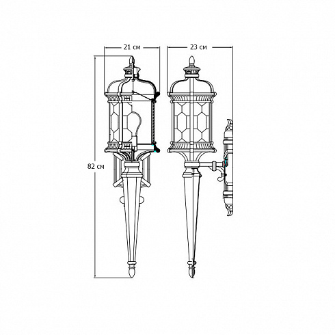 Настенный светильник Fine Art Lamps 414681-1 DEVONSHIRE