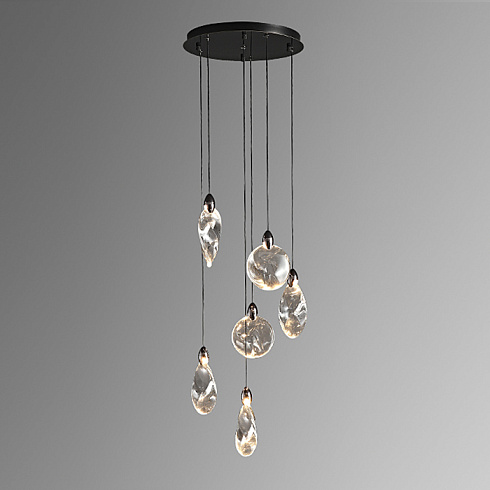 Подвесной светильник Delight Collection MT9176-6H pearl black Colvin