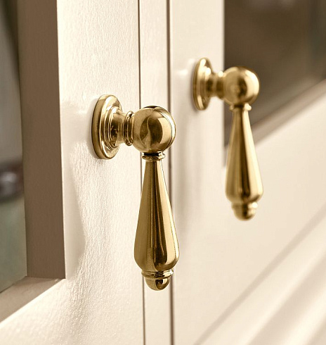 Ручка-кнопка Rejuvenation Hans Drop Tassel Aged Brass Hans 4856157