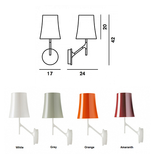 Настенный светильник Foscarini Birdie White Birdie FN2210052_10