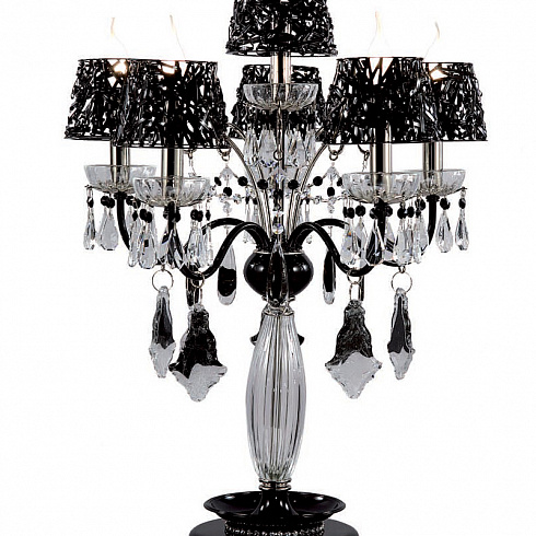 Настольная лампа Lamp International 8196 Nikel MURANO