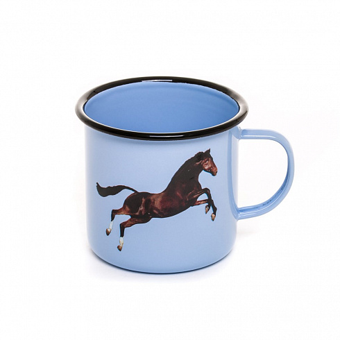 Кружка Seletti Horse Toiletpaper Enamel 16855