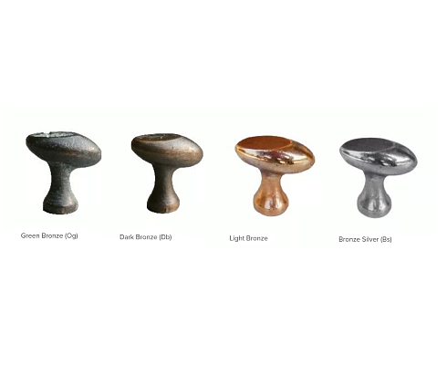 Ручка-кнопка Dauby PM1582 Dark Bronze (DB) 31mm Gaudium (Fama) 7881