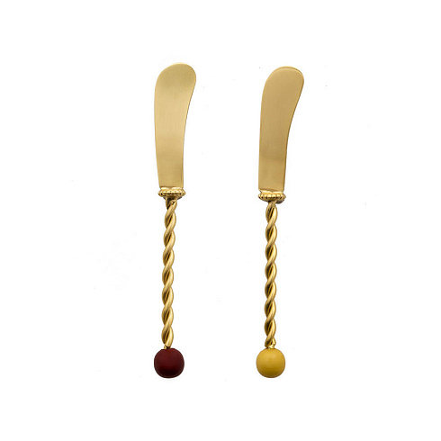 Набор столовых приборов Bitossi Home Torchon из 2-х ножей для масла Torchon LTS02404