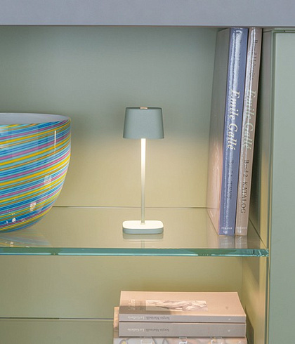 Настольная лампа Zafferano Ofelia Micro Sage green Ofelia LD1880G3