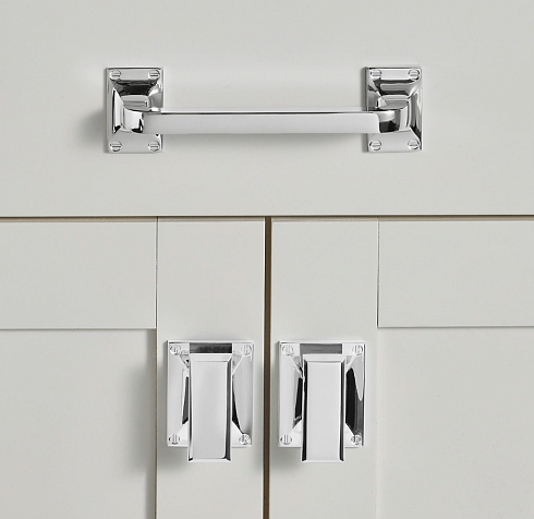 Ручка-скоба Restoration Hardware Marais L.30.5cm Polished Chrome Marais 10002368 CHR