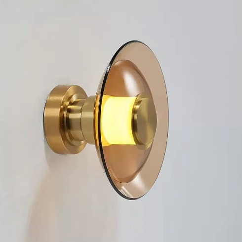 Настенный/Потолочный светильник Delight Collection 8665W/S gold/amber 8665