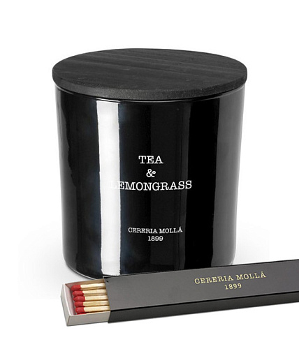 Свеча Cereria Molla Tea & Lemongrass XL, 3 фитиля 600 г Tea & Lemongrass 6634