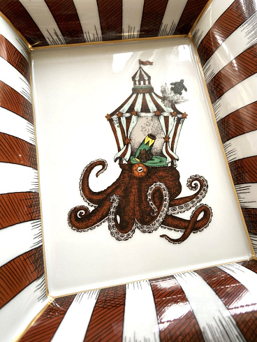 Салатник Aquatic Creatures Searcus Octopus Searcus Octopus valet tray
