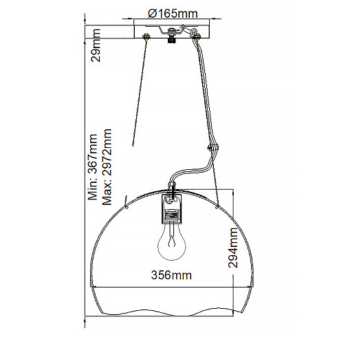 Подвесной светильник Hinkley QN-NULA-1P Nula