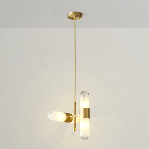 Подвесной светильник Delight Collection MT9056-4H brass Sorno
