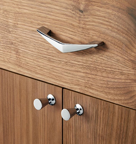 Ручка-кнопка Rejuvenation Mid-Century Peg Polished Chrome Mid-Century 6796214