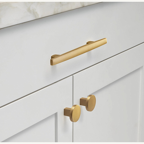 Ручка-кнопка Restoration Hardware Barr d.3.2 Polished Nickel Barr 10113991 PN