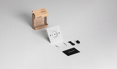 Розетка Buster and Punch 1G white Sockets UK UK-MG-CO-1G-WH-A