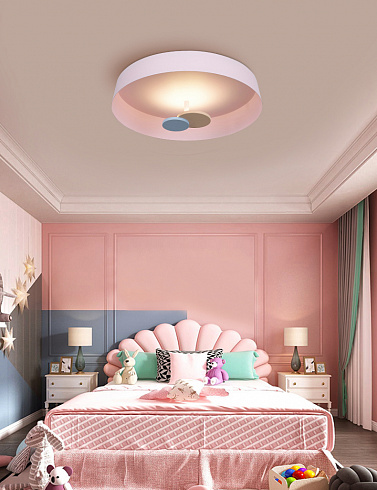 Потолочный светильник Delight Collection MX19001031-1A pink MX19001031