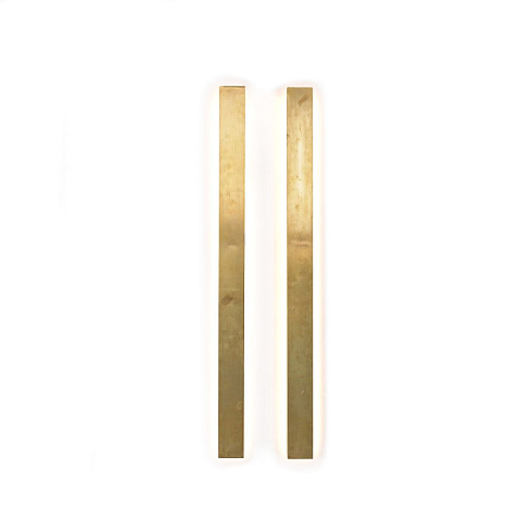 Настенный светильник Chelini Flat satin brass Flat