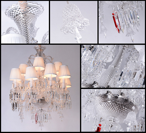 Люстра Delight Collection Baccarat 8+4 Baccarat style BRCH9056-8+4