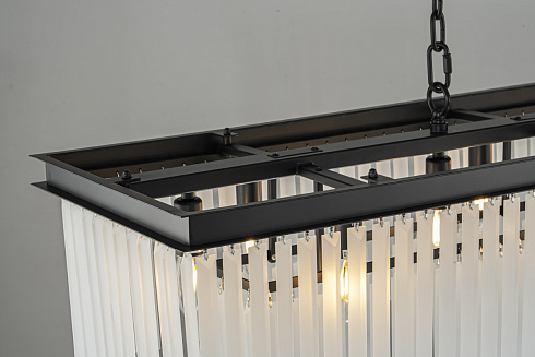 Люстра Delight Collection Odeon 12C/P black/frost 1920s Odeon KR0387P-12C/P black/frost
