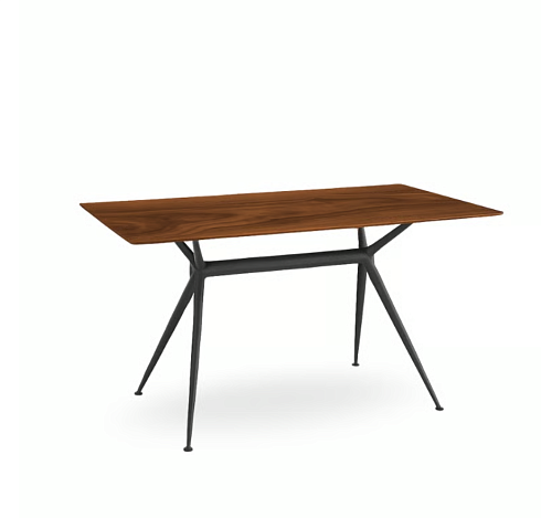 Стол Midj Brioso 140x90 Black / Flamed Walnut  Brioso T0150149+EN+I24