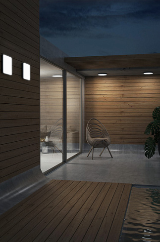 Потолочный светильник AUGENTI Altair Round 21W 3000K 120 on/off  Altair 8402C/WR35VO