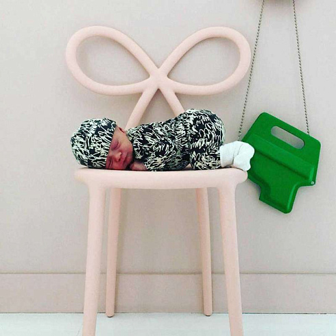 Детский стул Qeeboo Ribbon Baby pink set of 2 Ribbon 81001PI-O