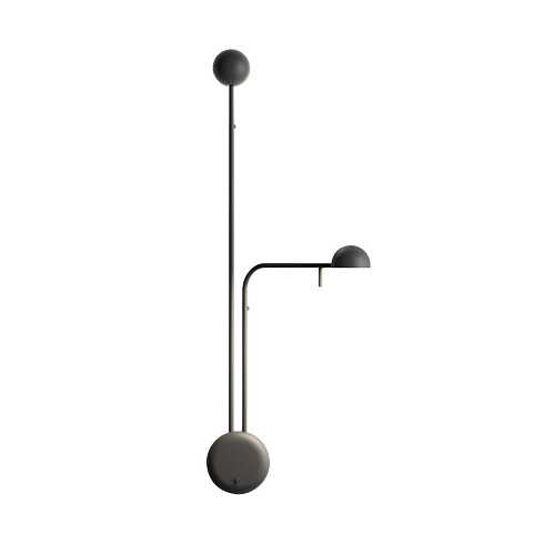 Настенный светильник Vibia Pin 1686 Black Pin 168604/10