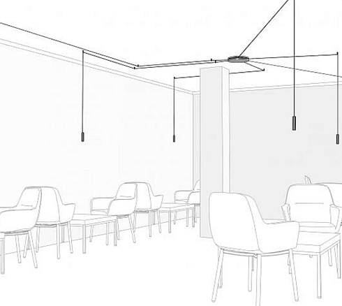 Крепеж Oty Light №8 Fixing kit for sistema Filo  1KIT.WM8.02