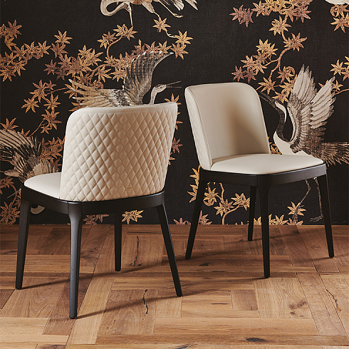 Стул Cattelan Italia Magda Couture A Burned Oak Bianco Magda Magda Couture A FRRB / 971