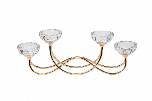 Подсвечник см, цвет золото Garda Decor 2KG195102CG 