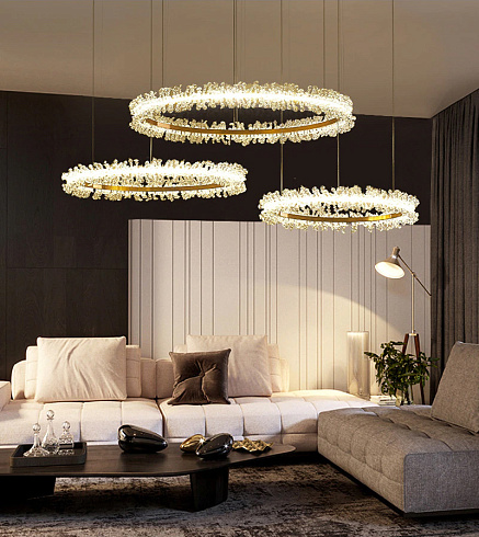 Люстра Delight Collection OMK8832-80+60+40 gold MD-012 OMK8832-80+60+40 gold (D3339)