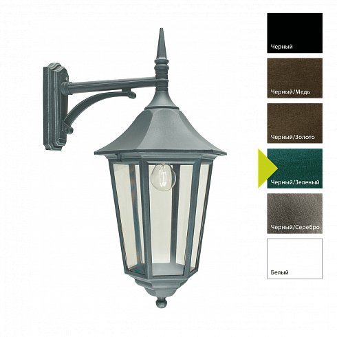 Настенный фонарь Norlys, MODENA BIG B (Черный) Norlys 381B 
