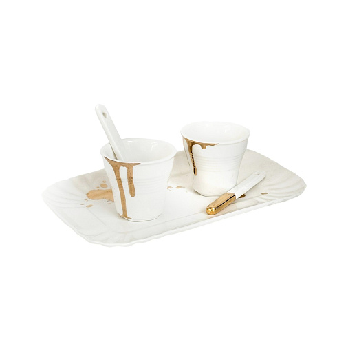 Кофейная пара Seletti Estetico Quotidiano Gold Estetico Quotidiano 10101G
