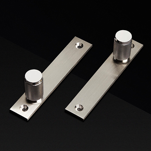 Ручка-кнопка Buster and Punch Knob Cross Plate Steel set of 2 Cross UK-KP-ST-A