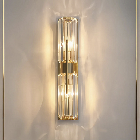 Настенный светильник Delight Collection 88183W/D500 gold/clear Wall lamp