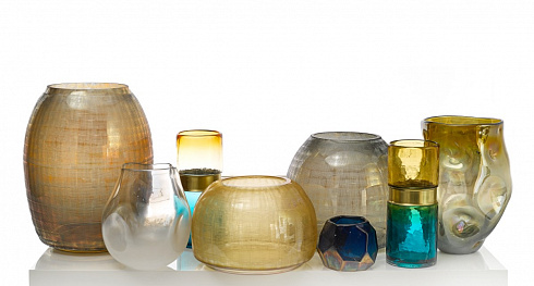 Ваза Pols Potten Collision Amber L Collision 140-205-358