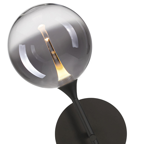 Настенный светильник Delight Collection MB23001045H-1B black/smoky MD23001045