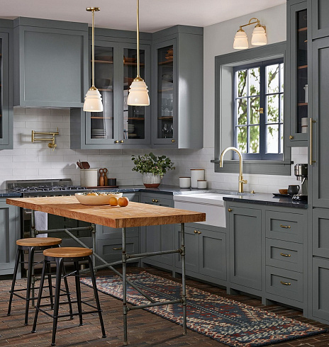 Ручка-скоба Rejuvenation Massey L.7.6 Aged Brass Massey 8519202