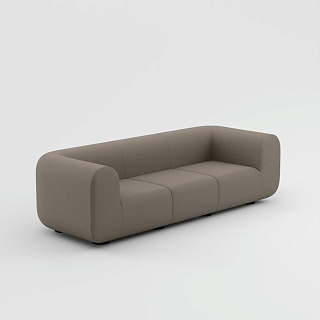 Plump 3 - Configuration 2 - Grey (Kvadrat Hero 2 0212)