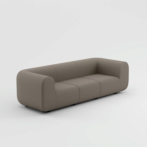 Диван Tom Dixon Plump 3 - Configuration 2 - Grey (Kvadrat Hero 2 0212) Plump PLFS02BLHE0212