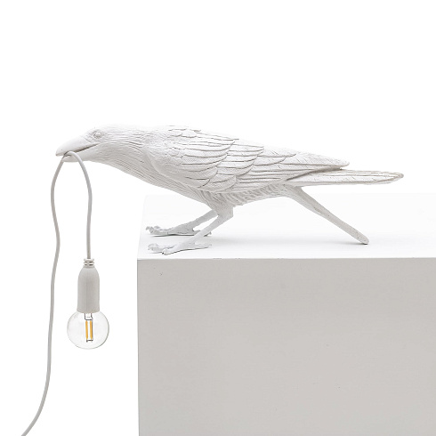 Настольная лампа Seletti Bird Playing White Outdoor Bird Lamp 14723